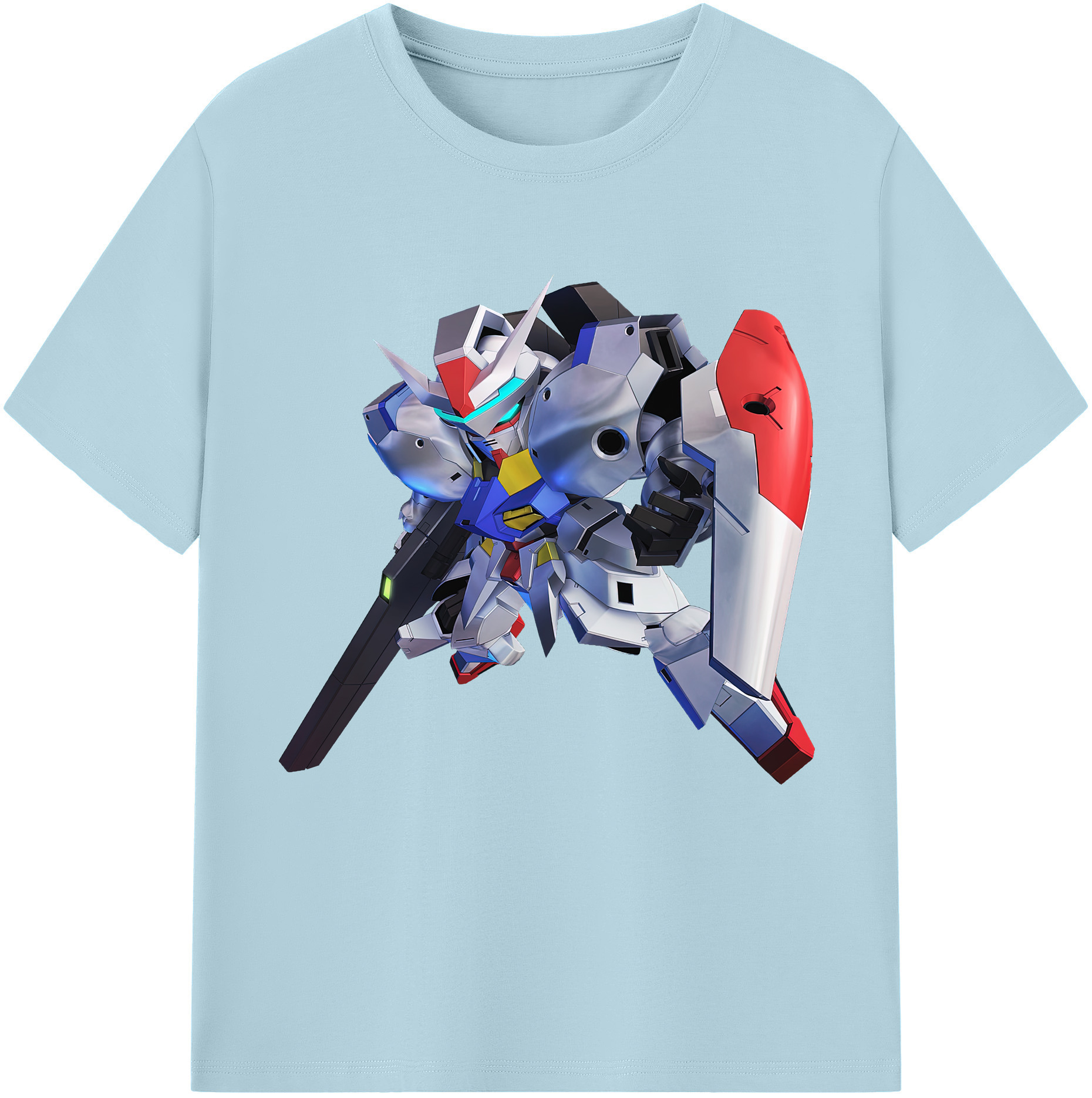 （画像用） 機動戦士ガンダム Mobile Suit Gundam 綿100％半袖Tシャツ（フロントプリント）